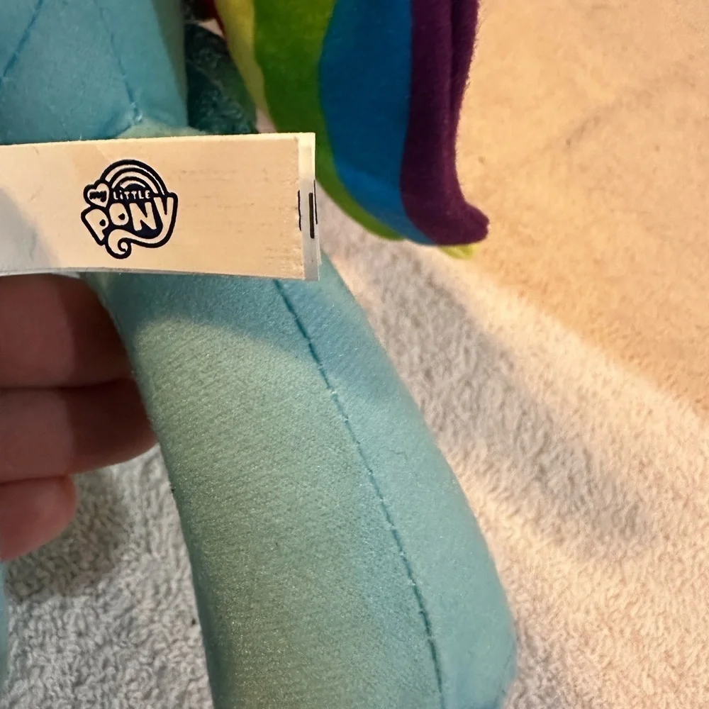 My Little Pony Hasbro Toy Factory Rainbow Dash Plush 2022 - Picture 6 of 8